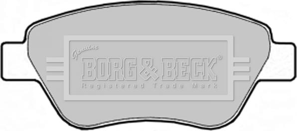 Borg & Beck BBP1997 - Тормозные колодки, дисковые, комплект autodnr.net