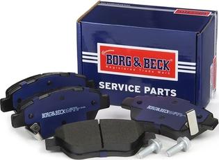 Borg & Beck BBP2000 - Тормозные колодки, дисковые, комплект autodnr.net
