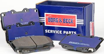 Borg & Beck BBP2002 - Гальмівні колодки, дискові гальма autocars.com.ua