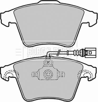 Triscan 362104522 - Тормозные колодки, дисковые, комплект avtokuzovplus.com.ua