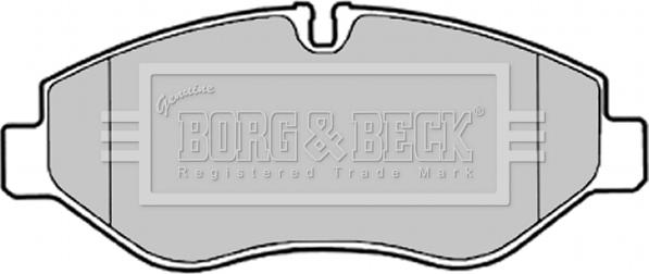Borg & Beck BBP2021 - Гальмівні колодки, дискові гальма autocars.com.ua