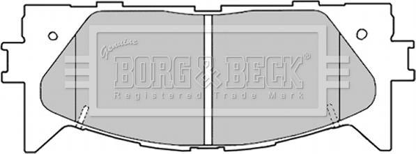 Borg & Beck BBP2026 - Тормозные колодки, дисковые, комплект autodnr.net