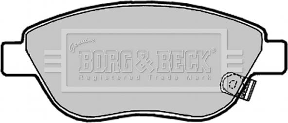 Borg & Beck BBP2028 - Тормозные колодки, дисковые, комплект autodnr.net