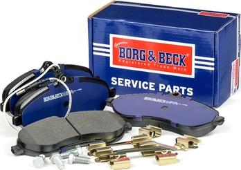 Borg & Beck BBP2030 - Тормозные колодки, дисковые, комплект avtokuzovplus.com.ua