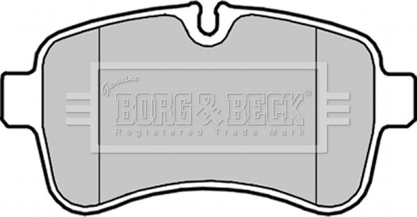 Borg & Beck BBP2034 - Гальмівні колодки, дискові гальма autocars.com.ua