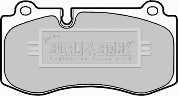 Borg & Beck BBP2036 - Тормозные колодки, дисковые, комплект avtokuzovplus.com.ua