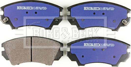 Borg & Beck BBP2047 - Тормозные колодки, дисковые, комплект autodnr.net