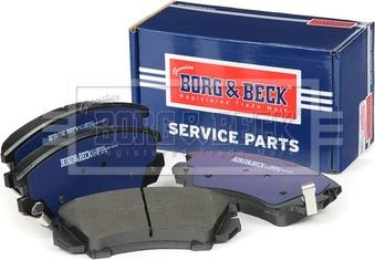 Borg & Beck BBP2047 - Тормозные колодки, дисковые, комплект autodnr.net