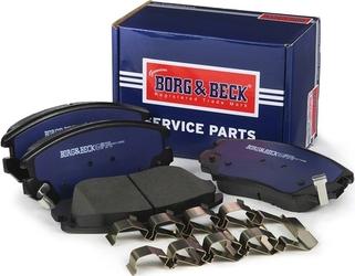Borg & Beck BBP2048 - Тормозные колодки, дисковые, комплект autodnr.net