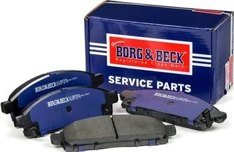 Borg & Beck BBP2054 - Тормозные колодки, дисковые, комплект autodnr.net