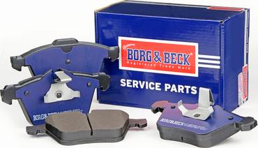 Borg & Beck BBP2058 - Тормозные колодки, дисковые, комплект avtokuzovplus.com.ua