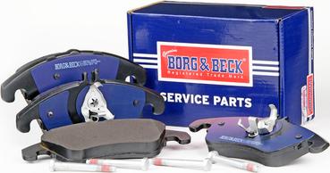 Borg & Beck BBP2061 - Тормозные колодки, дисковые, комплект avtokuzovplus.com.ua