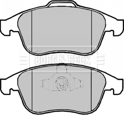 Borg & Beck BBP2064 - Гальмівні колодки, дискові гальма autocars.com.ua