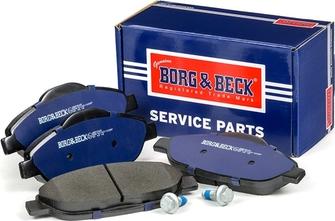 Borg & Beck BBP2065 - Гальмівні колодки, дискові гальма autocars.com.ua
