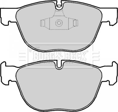 Borg & Beck BBP2066 - Гальмівні колодки, дискові гальма autocars.com.ua