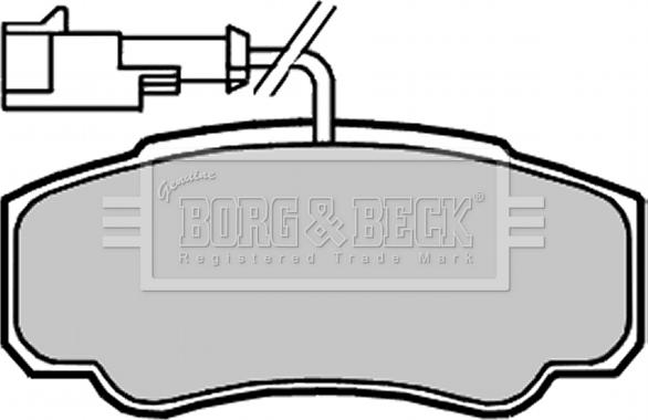 Borg & Beck BBP2068 - Гальмівні колодки, дискові гальма autocars.com.ua
