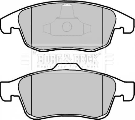 Borg & Beck BBP2069 - Тормозные колодки, дисковые, комплект avtokuzovplus.com.ua