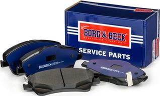 Borg & Beck BBP2080 - Тормозные колодки, дисковые, комплект avtokuzovplus.com.ua