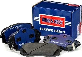 Borg & Beck BBP2081 - Тормозные колодки, дисковые, комплект autodnr.net