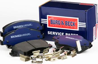 Borg & Beck BBP2083 - Тормозные колодки, дисковые, комплект avtokuzovplus.com.ua