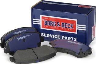 Borg & Beck BBP2084 - Гальмівні колодки, дискові гальма autocars.com.ua