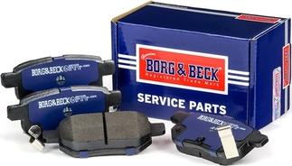 Borg & Beck BBP2086 - Гальмівні колодки, дискові гальма autocars.com.ua