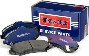 Borg & Beck BBP2089 - Тормозные колодки, дисковые, комплект avtokuzovplus.com.ua