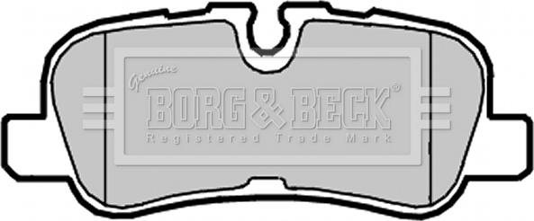 Borg & Beck BBP2091 - Гальмівні колодки, дискові гальма autocars.com.ua