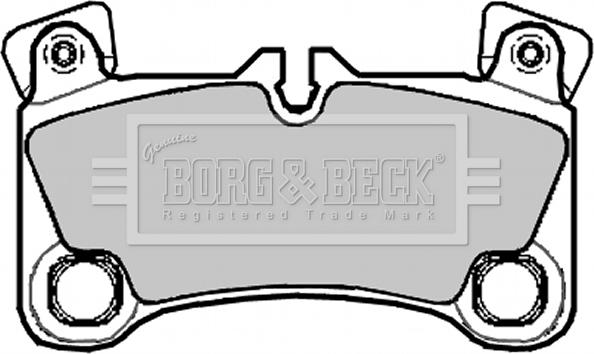 Borg & Beck BBP2092 - Гальмівні колодки, дискові гальма autocars.com.ua