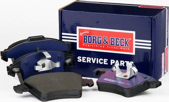Borg & Beck BBP2108 - Гальмівні колодки, дискові гальма autocars.com.ua