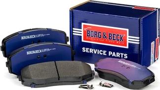 Borg & Beck BBP2114 - Тормозные колодки, дисковые, комплект autodnr.net