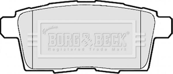 Borg & Beck BBP2115 - Тормозные колодки, дисковые, комплект autodnr.net