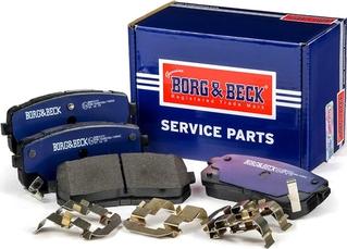 Borg & Beck BBP2117 - Гальмівні колодки, дискові гальма autocars.com.ua