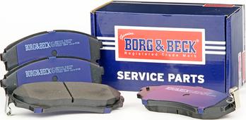 Borg & Beck BBP2119 - Гальмівні колодки, дискові гальма autocars.com.ua