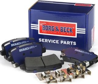 Borg & Beck BBP2120 - Тормозные колодки, дисковые, комплект autodnr.net