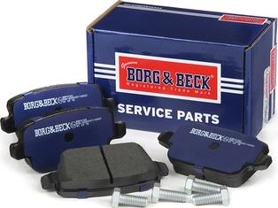 Borg & Beck BBP2122 - Гальмівні колодки, дискові гальма autocars.com.ua