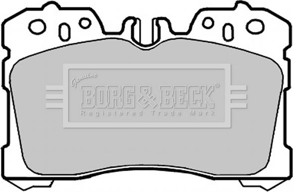 Borg & Beck BBP2127 - Тормозные колодки, дисковые, комплект avtokuzovplus.com.ua