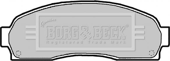 Borg & Beck BBP2134 - Тормозные колодки, дисковые, комплект autodnr.net