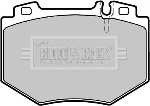 Borg & Beck BBP2137 - Гальмівні колодки, дискові гальма autocars.com.ua