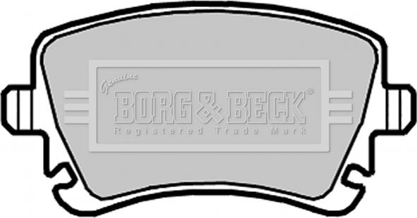 Borg & Beck BBP2139 - Тормозные колодки, дисковые, комплект avtokuzovplus.com.ua