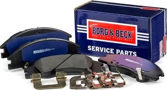 Borg & Beck BBP2140 - Гальмівні колодки, дискові гальма autocars.com.ua