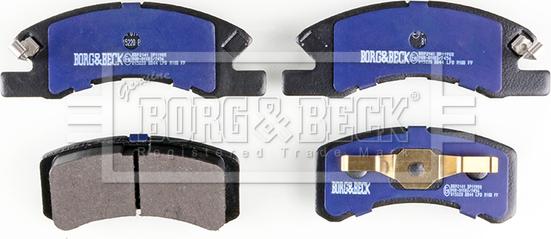 Borg & Beck BBP2141 - Тормозные колодки, дисковые, комплект autodnr.net