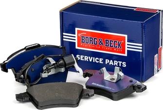 Borg & Beck BBP2143 - Гальмівні колодки, дискові гальма autocars.com.ua