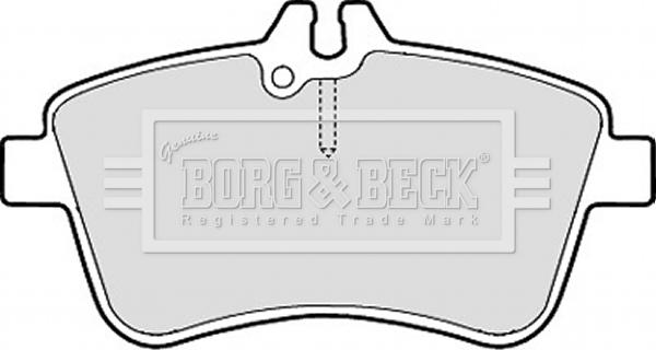 Borg & Beck BBP2145 - Тормозные колодки, дисковые, комплект avtokuzovplus.com.ua