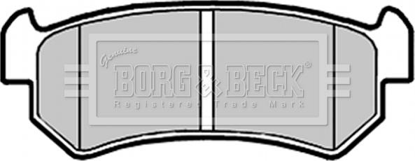 Borg & Beck BBP2146 - Гальмівні колодки, дискові гальма autocars.com.ua