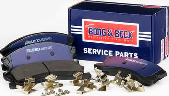 Borg & Beck BBP2148 - Гальмівні колодки, дискові гальма autocars.com.ua