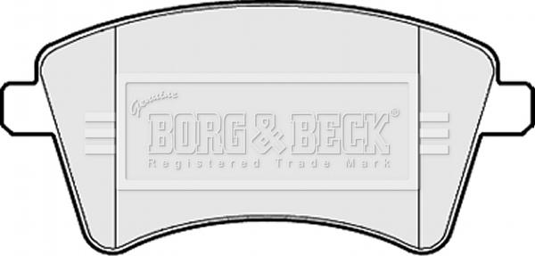 Borg & Beck BBP2152 - Тормозные колодки, дисковые, комплект avtokuzovplus.com.ua