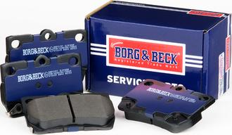 Borg & Beck BBP2157 - Тормозные колодки, дисковые, комплект avtokuzovplus.com.ua