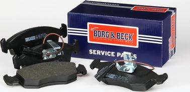 Borg & Beck BBP2162 - Гальмівні колодки, дискові гальма autocars.com.ua