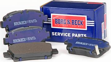 Borg & Beck BBP2164 - Тормозные колодки, дисковые, комплект autodnr.net